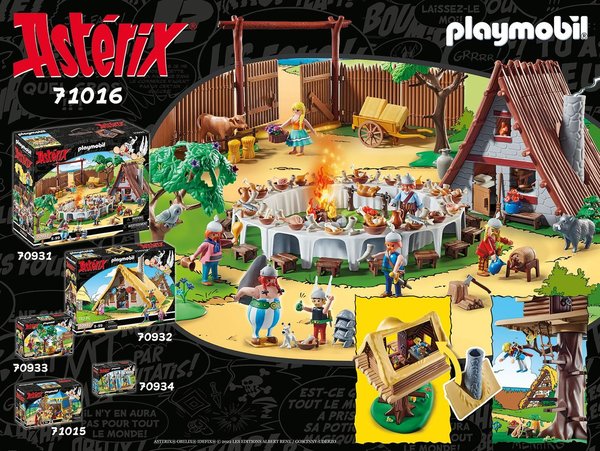 Playmobil 71016 Asterix: Troubadix mit Baumhaus