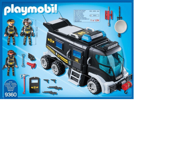 PLAYMOBIL®  9360 SEK-Truck mit Licht und Sound