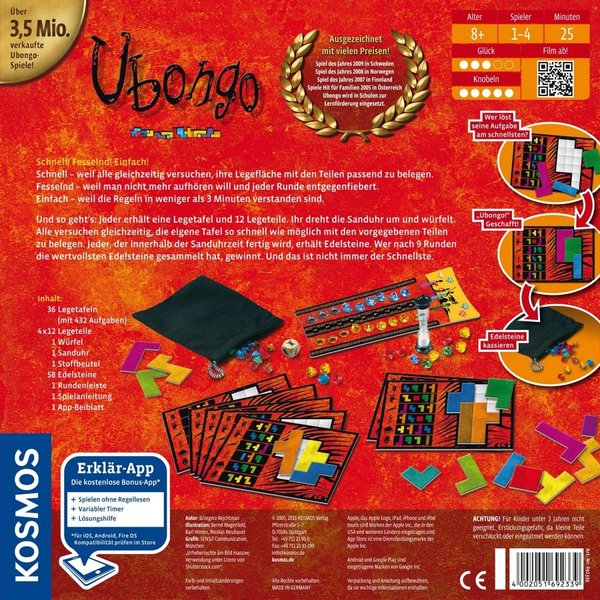 KOSMOS 692339 Ubongo - Neue Edition