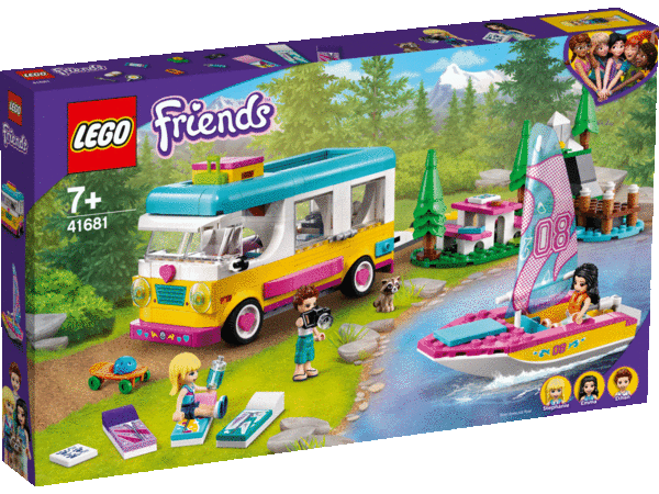 LEGO® Friends 41681 Wohnmobil- und Segelbootausflug