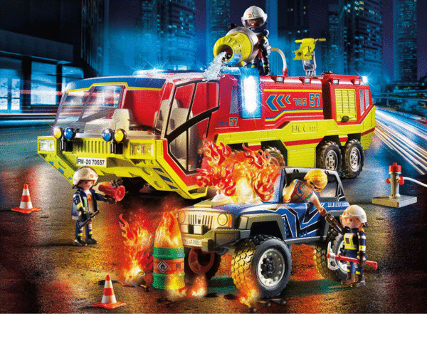 PLAYMOBIL® 70557 Feuerwehreinsatz mit Löschfahrzeug
