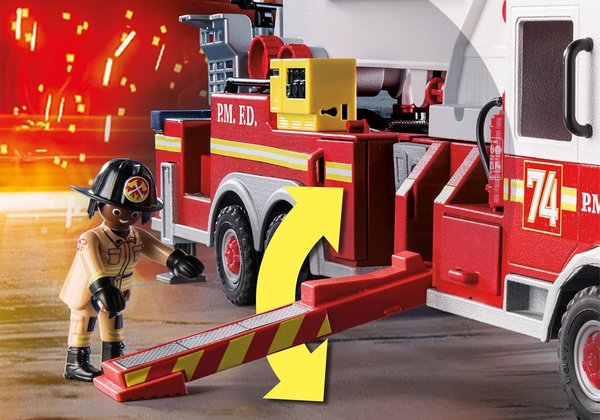 PLAYMOBIL® 70935 Feuerwehr-Fahrzeug: US Tower Ladder