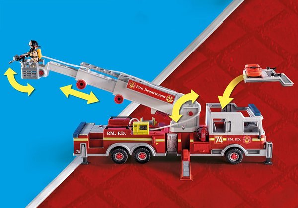 PLAYMOBIL® 70935 Feuerwehr-Fahrzeug: US Tower Ladder