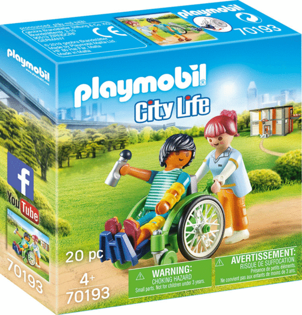 PLAYMOBIL® 70193 Patient im Rollstuhl