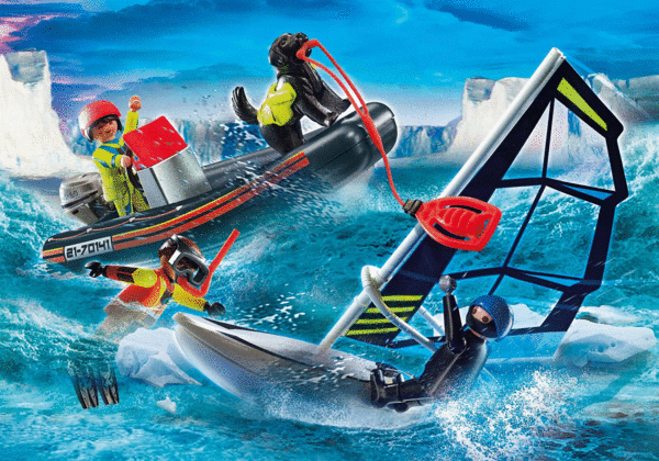 PLAYMOBIL® 70141Seenot: Polarsegler-Rettung mit Schlauchboot