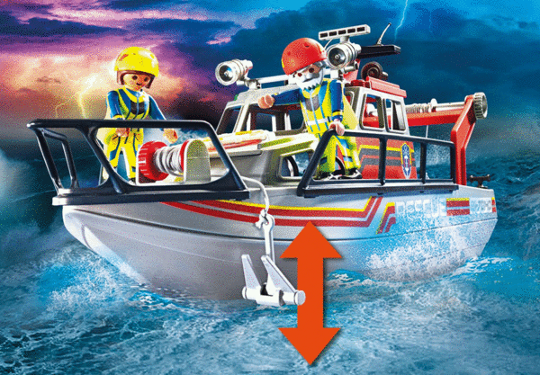 PLAYMOBIL® 70140 Seenot: Löscheinsatz mit Rettungskreuzer