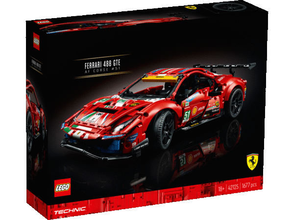 LEGO® TECHNIK 42125 Ferrari 488 GTE “AF Corse #51”