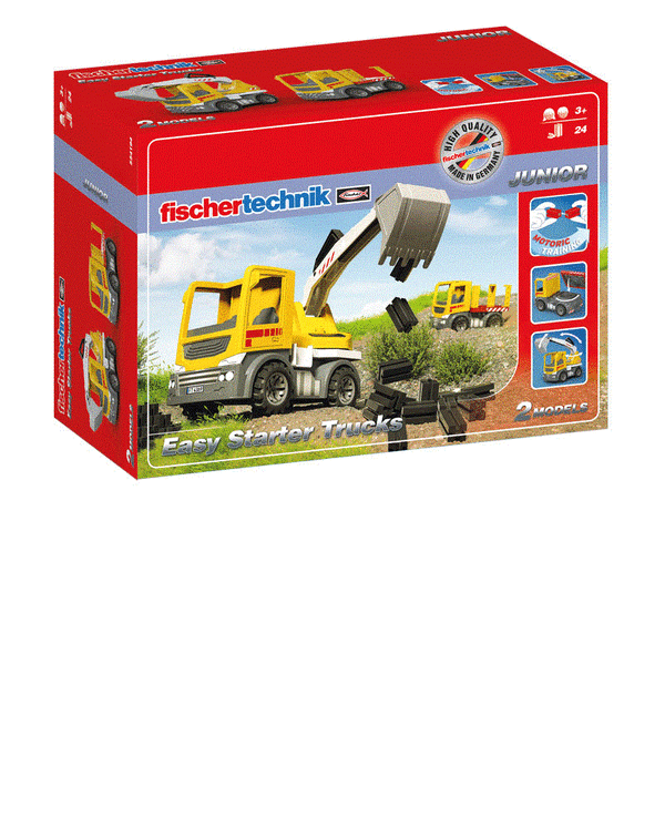 Fischertechnik 554194 Easy Starter Trucks Spielzeugbagger und Baustellen-LKW